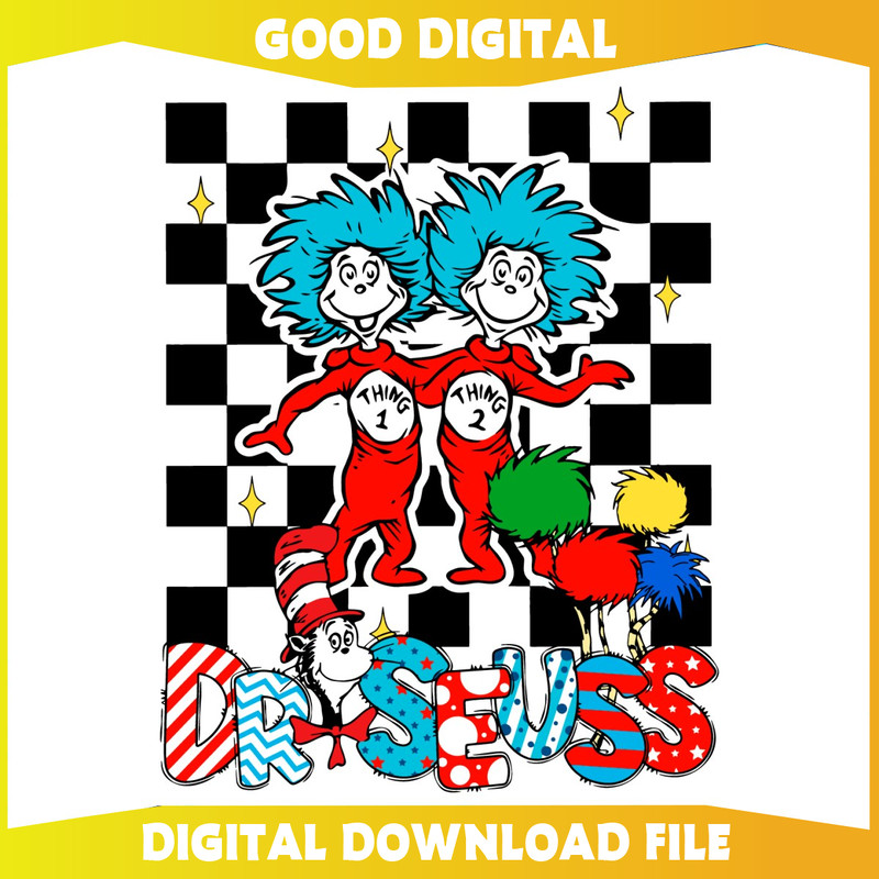 Funny Dr Seuss Thing 1 Thing 2 SVG.jpg