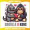 Funny Godzilla x Kong Love Heart SVG.jpg