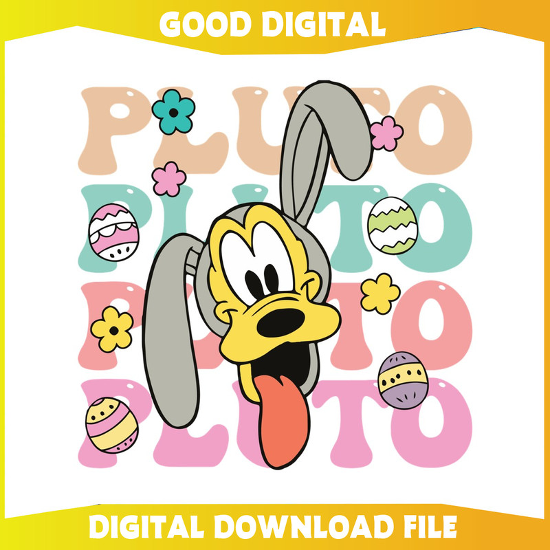 Funny Pluto Disney Easter Eggs SVG.jpg