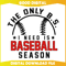 Funny The Only BS I Need Is Baseball Season PNG.jpg