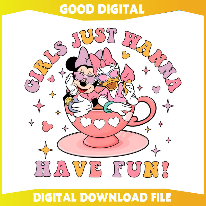 Girls Just Wanna Have Fun Minnie Daisy PNG.jpg