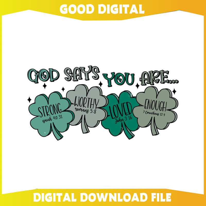 God Says You Are Patricks Day SVG.jpg