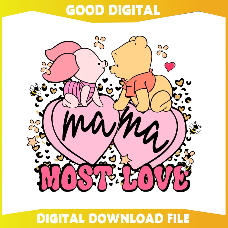 Groovy Mama Most Love Winnie The Pooh Piglet SVG.jpg