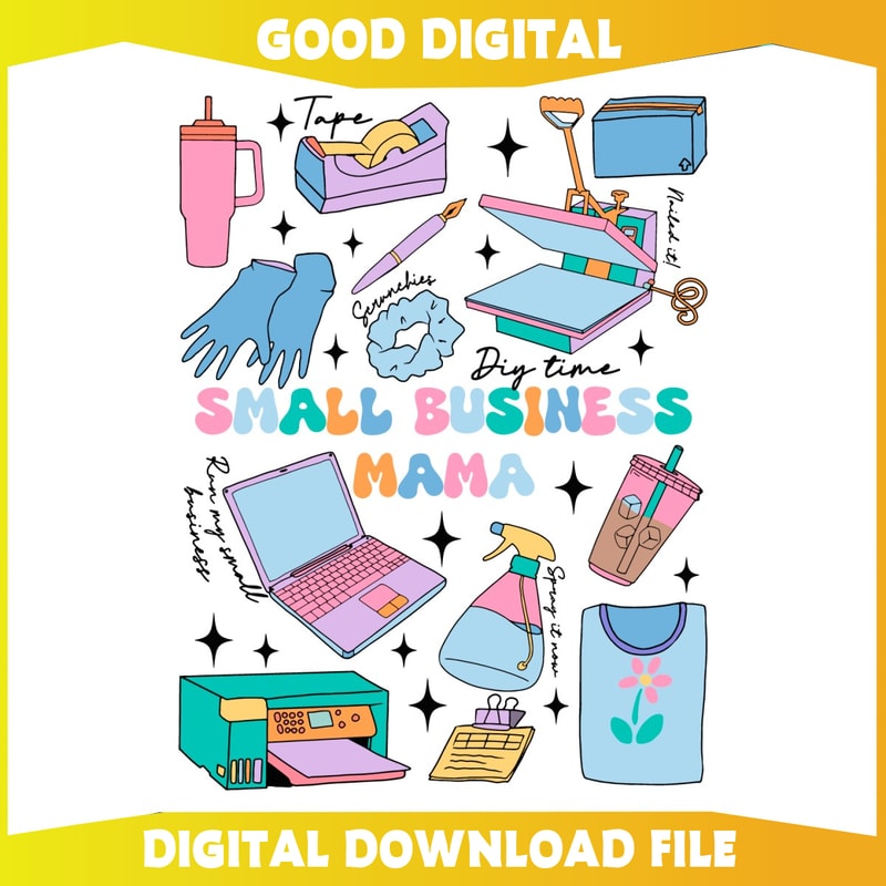 Groovy Small Business Mama SVG.jpg