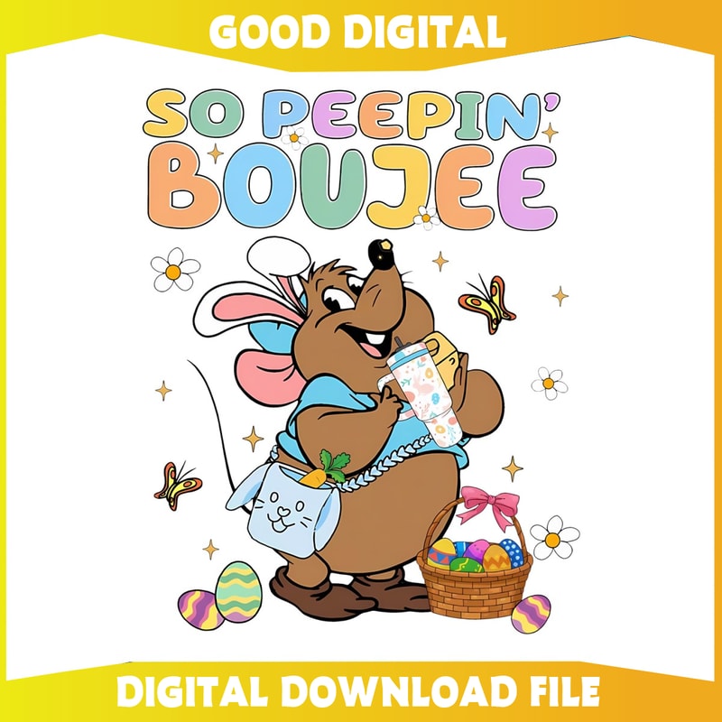 Gus Gus Easter So Peepin Boujee PNG.jpg