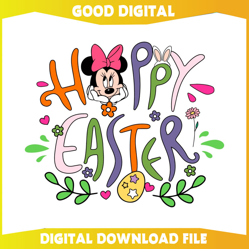 Happy Easter Cute Minnie Disney SVG.jpg