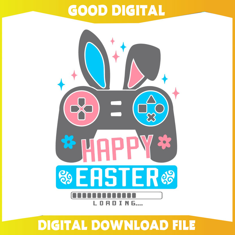 Happy Easter Game Controllers Loading SVG.jpg