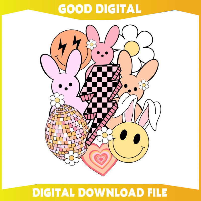 Happy Easter Peeps Jesus Bunny Hoppin Chillin Day SVG.jpg
