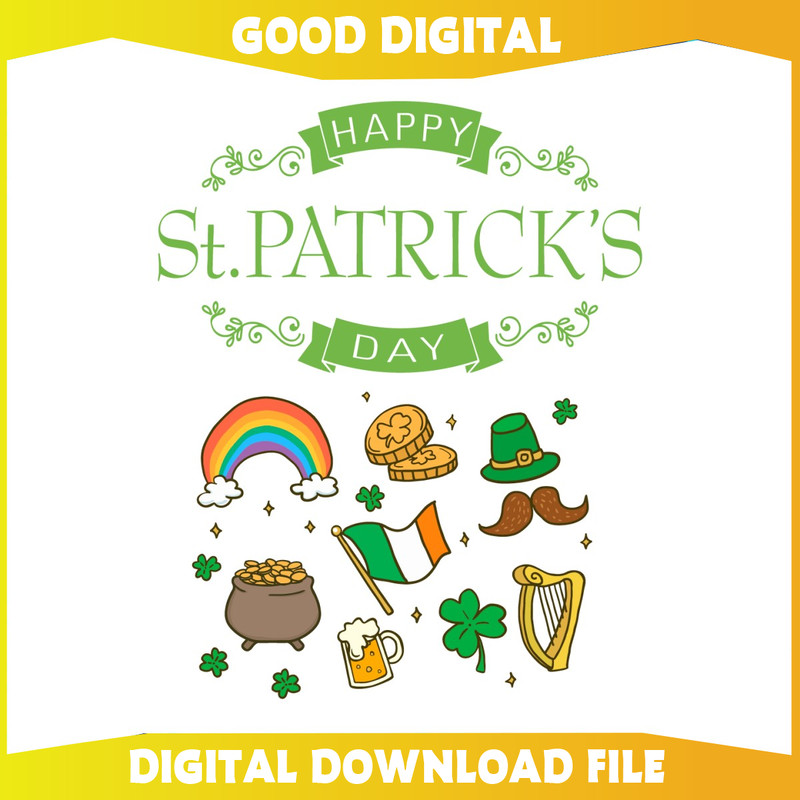 Happy St Patricks Day Dog Paw PNG.jpg