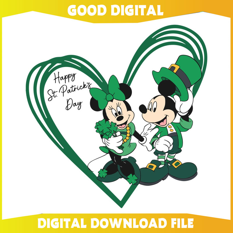 Happy St Patricks Day Mickey Minnie Heart SVG.jpg
