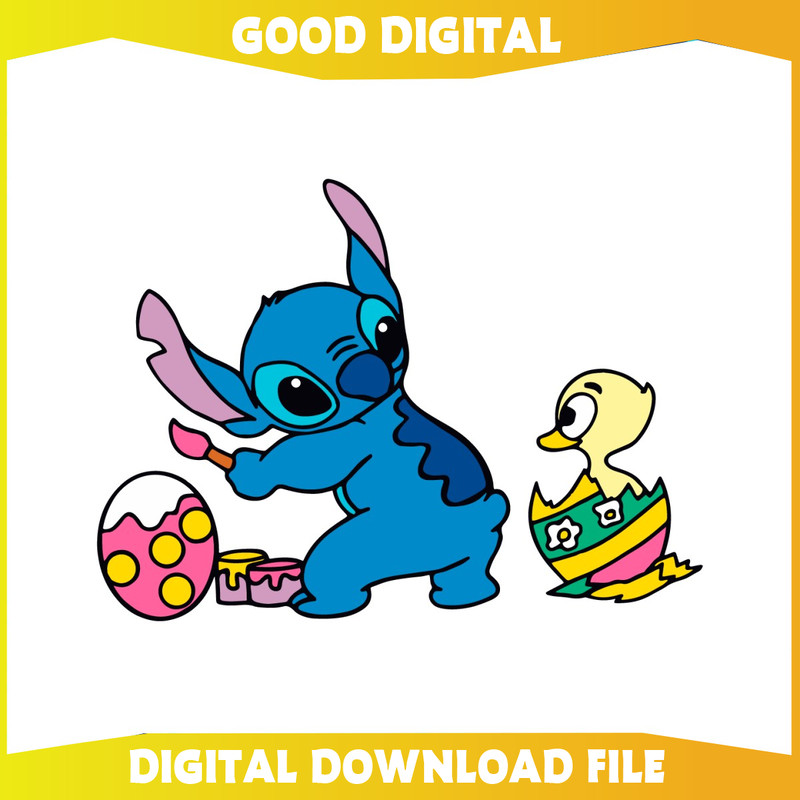 Cute Disney Stitch Easter Egg SVG.jpg
