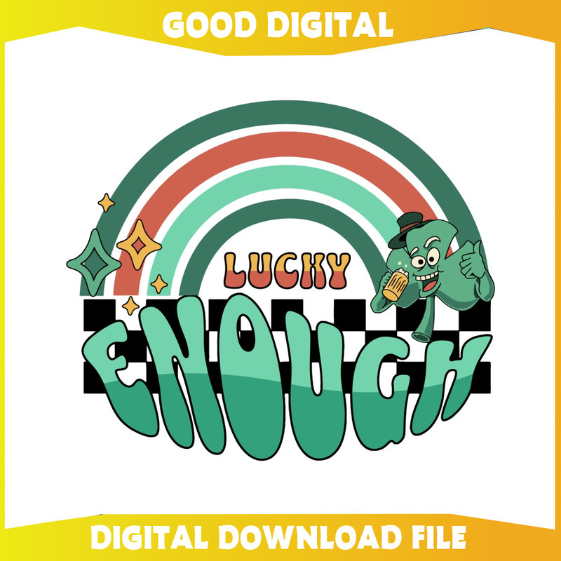 Cute Lucky Enough To Be Irish SVG.jpg