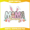 Cute Mama Bunny Happy Easter PNG.jpg