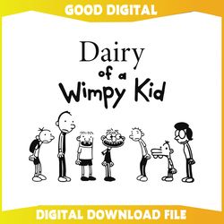 diary of a wimpy kid world book day svg