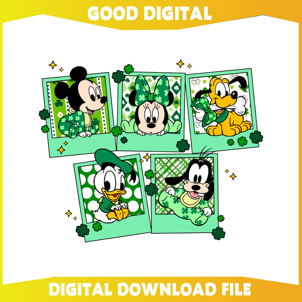 Disney Mickey And Friends Happy St Patricks Day SVG.jpg