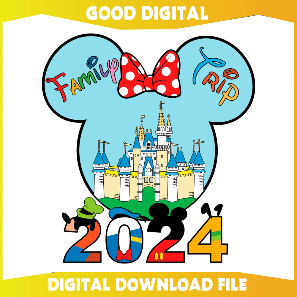 Disney Minnie And Castle Family Trip 2024 SVG.jpg