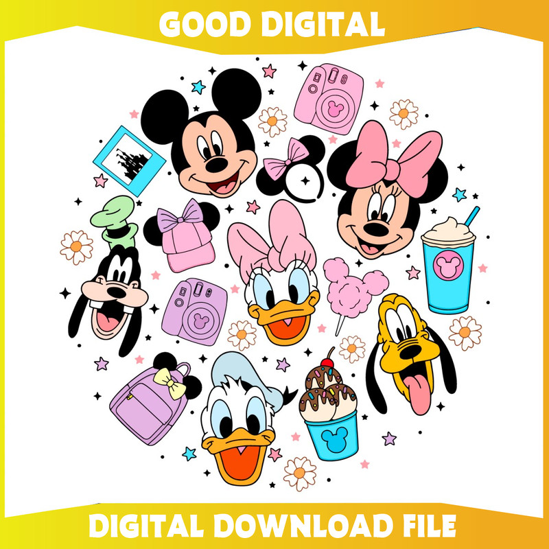Disneyworld Mickey Minnie Donald Friends PNG.jpg