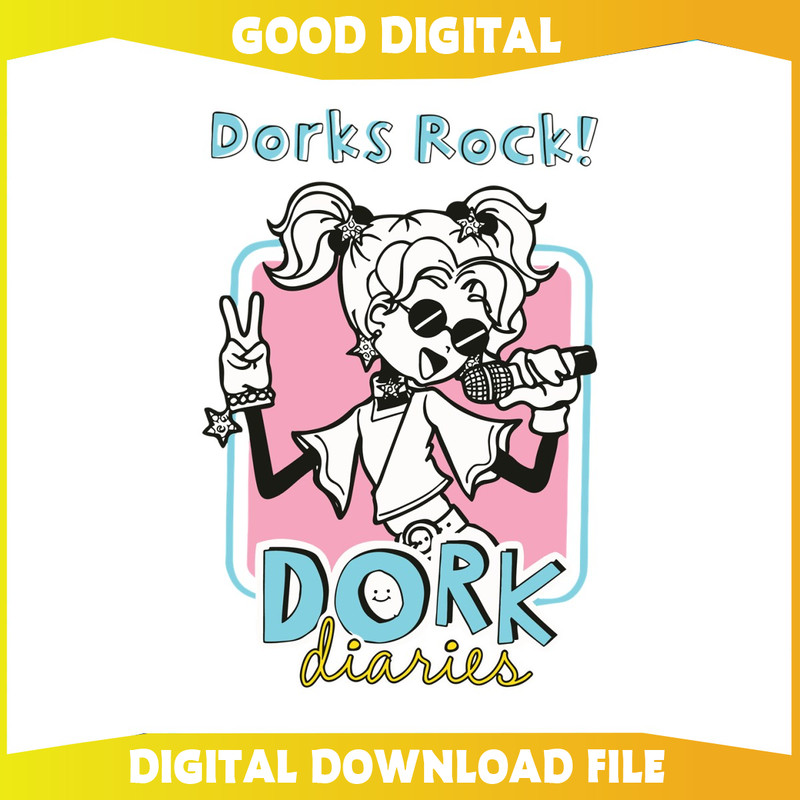 Dorks Rock Dork Diaries World Book Day SVG.jpg
