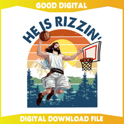 easter he is rizzin funny jesus png
