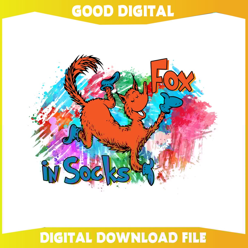 Fox in Socks Dr Seuss Day PNG.jpg