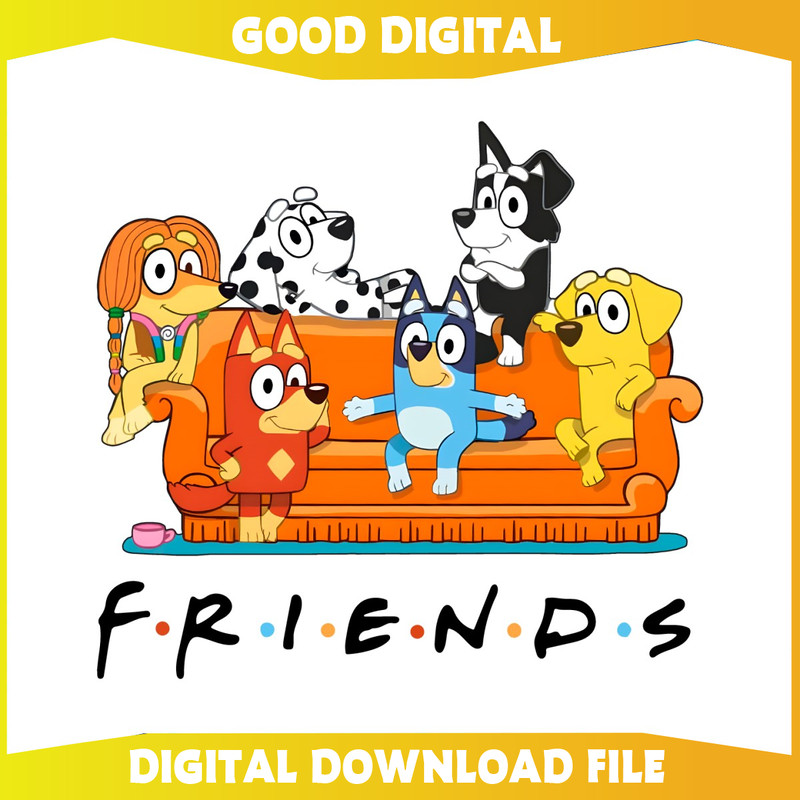 Funny Bluey With Friends Cartoon PNG.jpg
