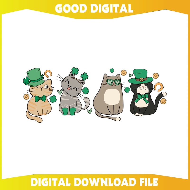 Funny Cats St Patricks Day SVG.jpg