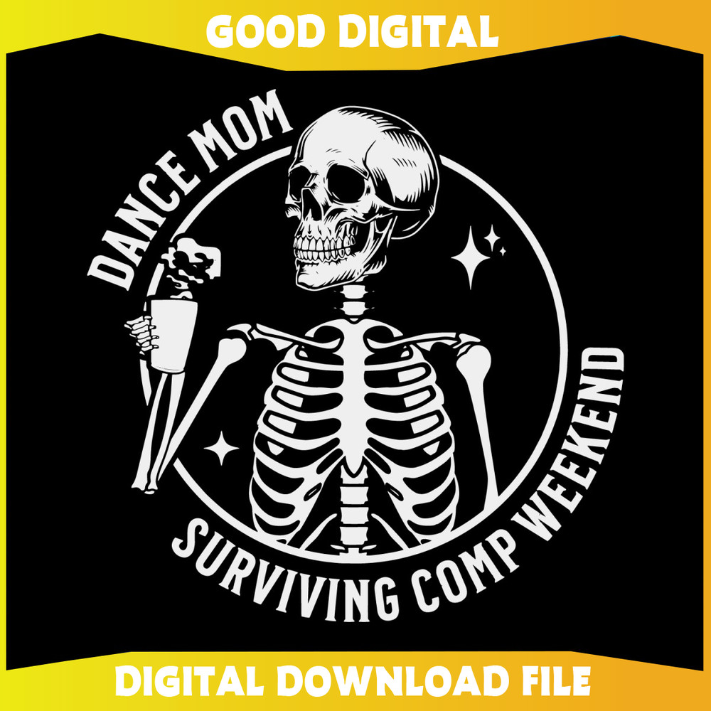 Funny Dance Mom Surviving Comp Weekend SVG.jpg