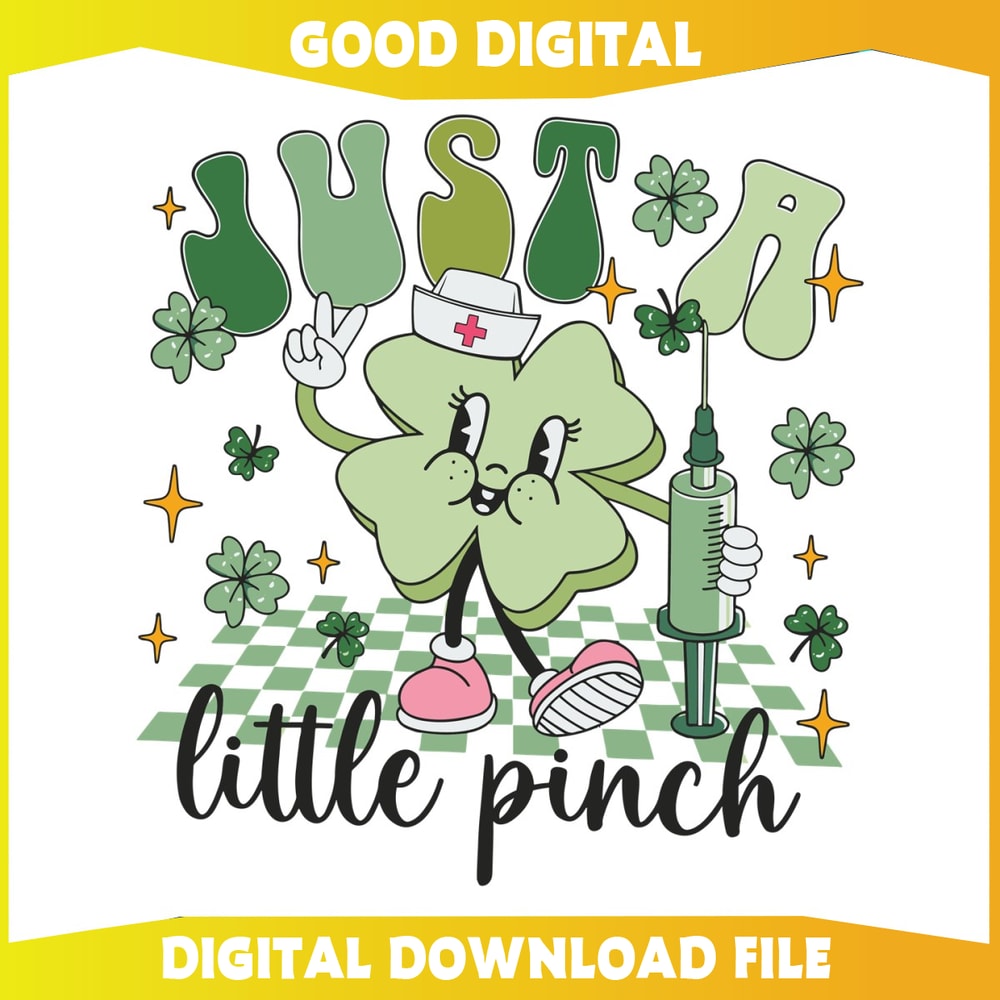 Funny Just A Little Pinch ICU Nurse SVG.jpg
