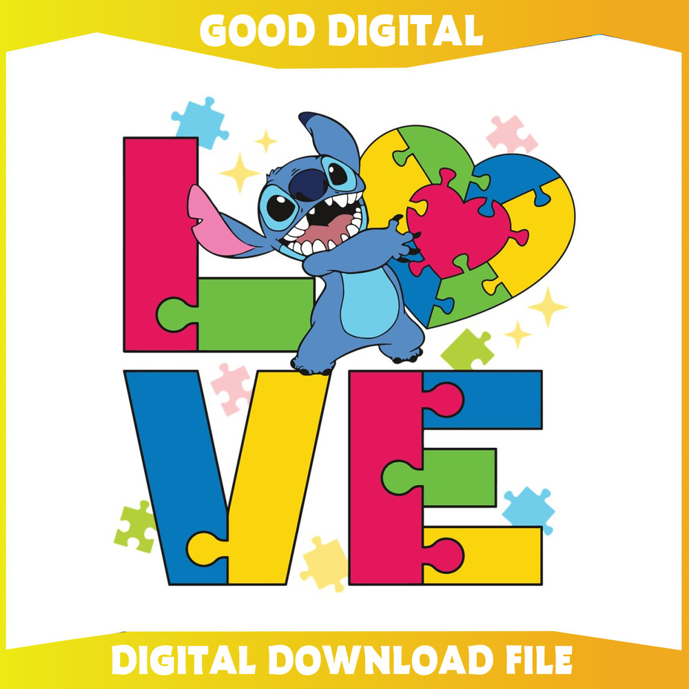 Funny Love Autism Stitch Cartoon SVG.jpg