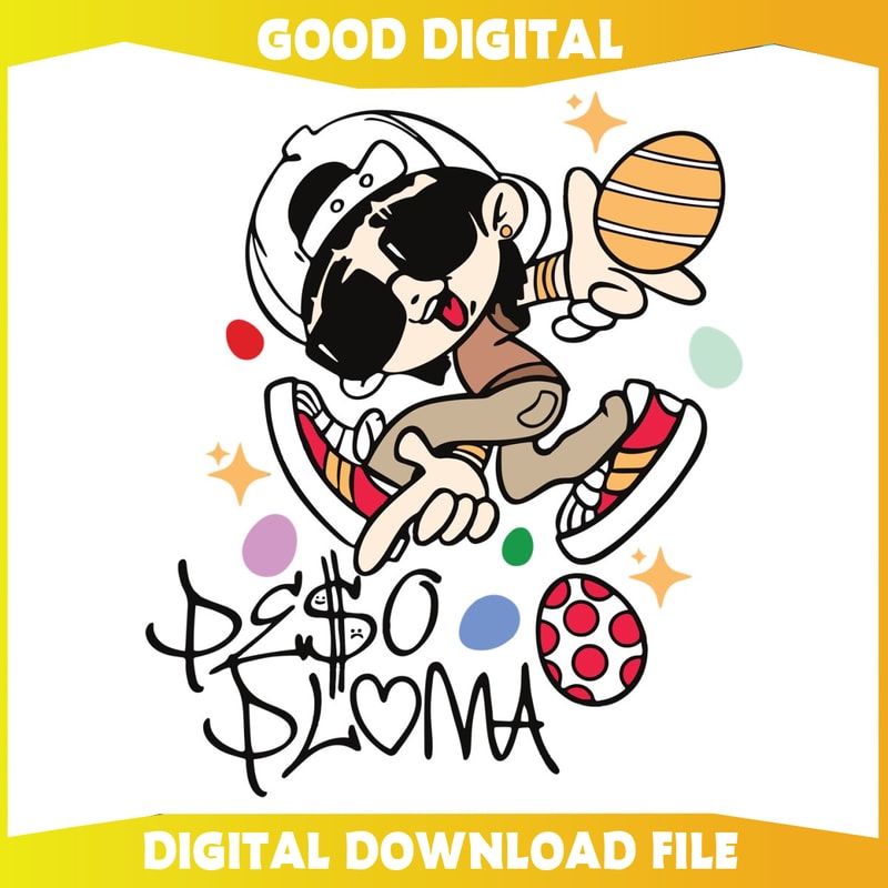 Funny Peso Pluma Easter Day SVG.jpg