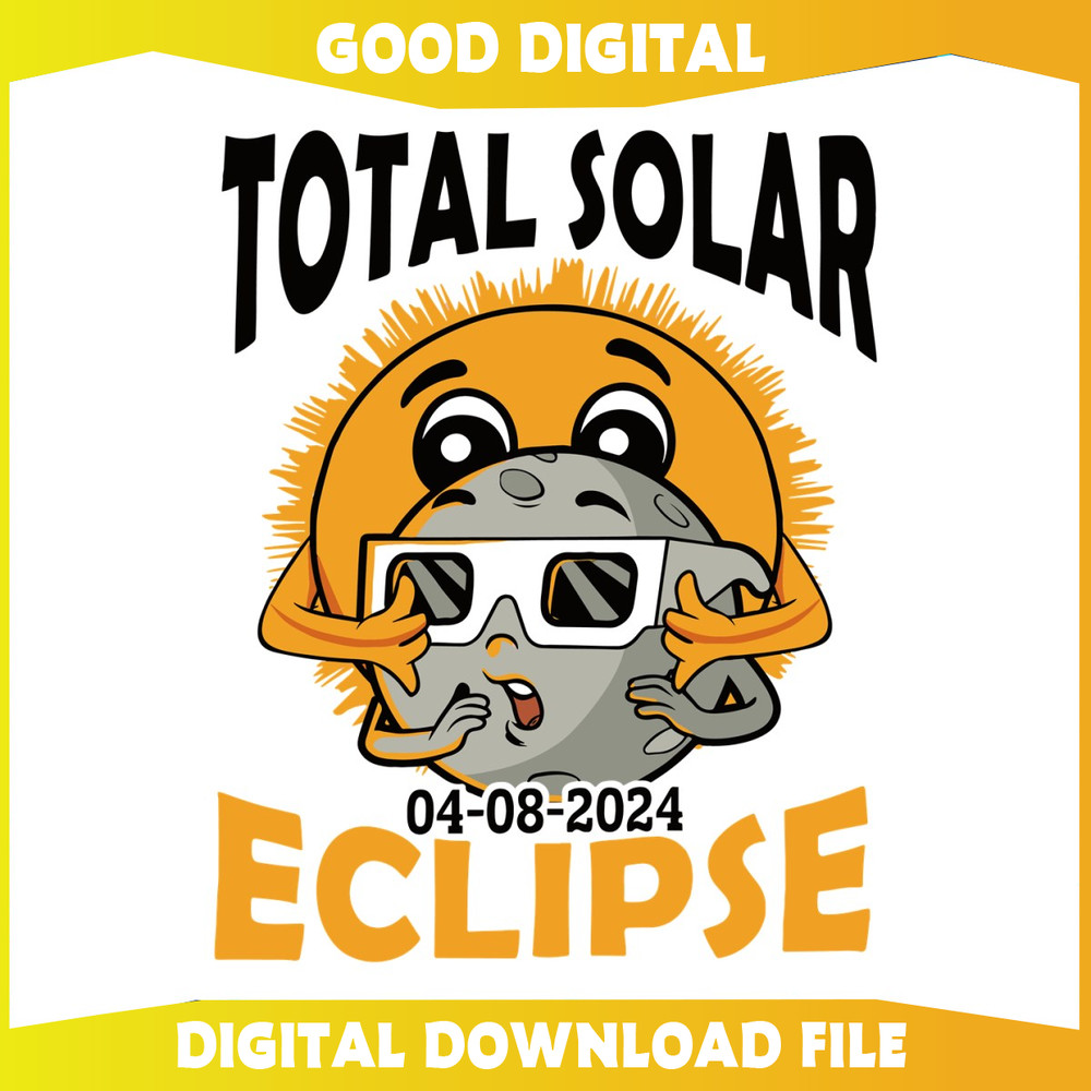 Funny Total Solar Eclipse Astronomy Sun And Moon SVG.jpg