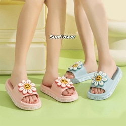 Our Bloom Boosters: Flower Power Slippers for Fancy Feet!