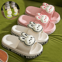 Bunny Kawaii Slippers for Cozy Feet - (Garden & Patio Slippers)
