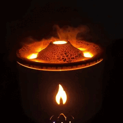 Volcano Humidifier - when the volcano is active do not be afraid!