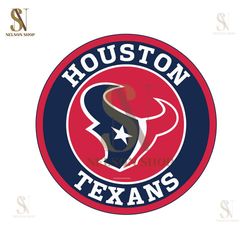 Houston Texans Circle Logo svg, nfl svg,NFL, NFL football, Super Bowl, Super Bowl svg, NFL design
