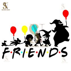 Friends SVG, Halloween Svg, Trick Or Treat Svg, Spooky Vibes Svg Files For Cricut