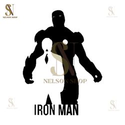 Marvel Avengers Superheroes Iron Man SVG Silhouette Cricut File