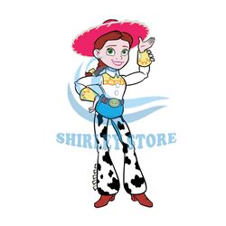 Disney Pixal Cartoon Toy Story Cowgirl Jessie SVG