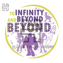 to infinity and beyond star disney toy story cartoon svg