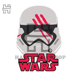 ripped claw stormtrooper helmet star wars movie svg