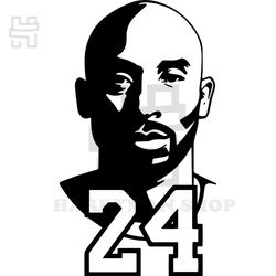 kobe bryant mamba 24 svg