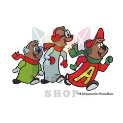 Alvin and The Chipmunks Collection Embroidery Png