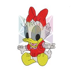 Little Baby Daisy Duck Embroidery