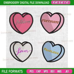 folklore evermore lover taylor swift valentine embroidery