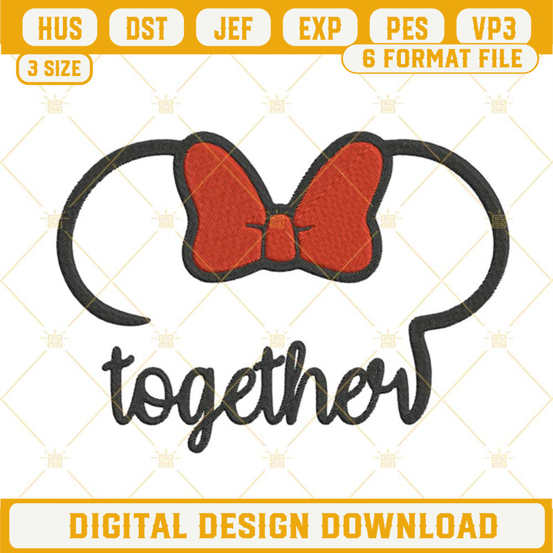 Minnie Mouse Ears Together Embroidery Design File.jpg