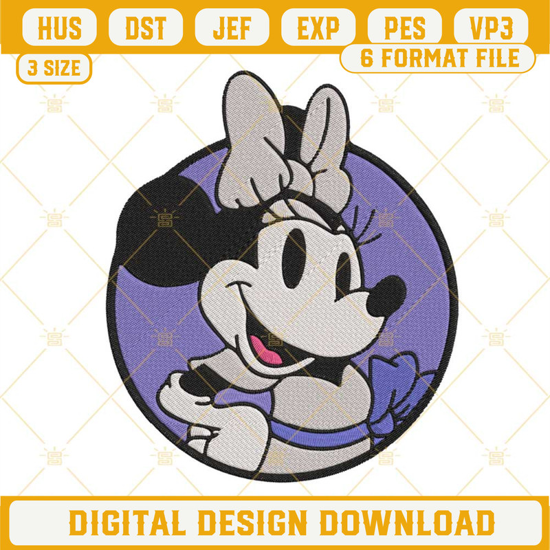 Minnie Mouse Embroidery Files, 100 Years Of Wonder Embroidery Designs.jpg