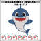 Baby Shark Embroidery Design, Shark Embroidery, Embroidery File, Embroidery design, Digital download..jpg