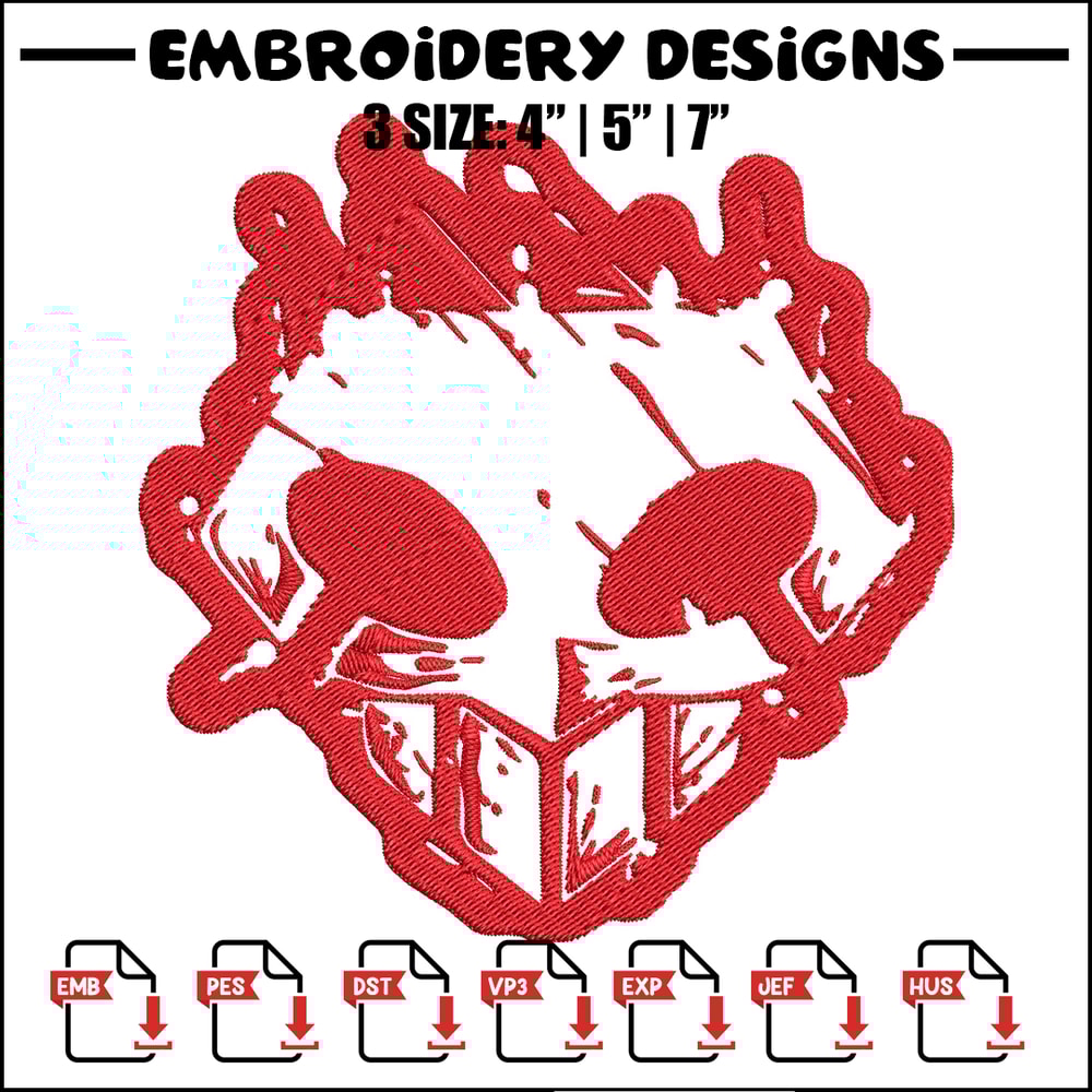 Bleach logo Embroidery Design, Bleach Embroidery, Embroidery File, Anime Embroidery, Anime shirt, Digital download..jpg