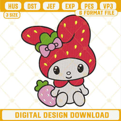 my melody strawberry embroidery designs, my melody hello kitty machine embroidery pattern files.jpg