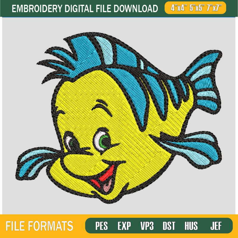 Flounder-The-Little-Mermaid-Embroidery-Design_-Fish-Embroidery-Machine-File.jpg